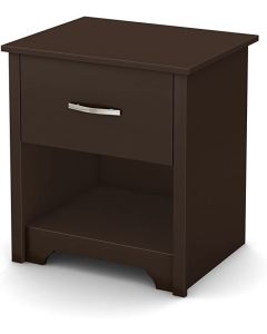 Luxury Bedside Cupboard with Drawer & Open Shelf  Bedroom Storage  MAM22102025009