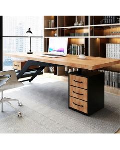 TAB - 1PC - Office table executed in wood and metal - MAM27112101