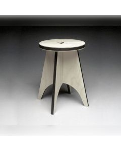 Contemporary Side Stool – Geometric Design by Maimo-MAM1017202511