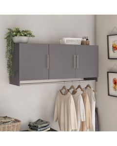 Floating Wardrobe with Hanging Rod – Grey Formica Wardrobe by Maimo Furniture-MAM1008202519