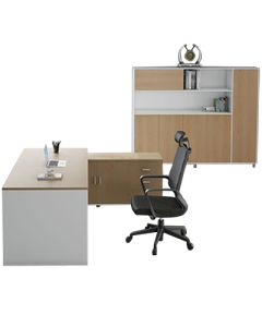 TAB - 1PC - pack of Table and office cabinet executed in wood and formica  - MAM22112106