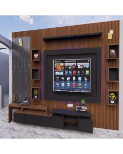 Luxury Contemporary TV Wall Unit with LED Design – Maimo Furniture-TV202614058