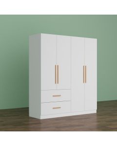 Modern 4-Door Wardrobe with Drawers – Maimo Furniture-MAM100820251