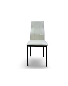 Wat Upholstered Dining Chair with Black Metal Legs – Modern Comfort Chair by Maimo Furniture-MAM060120266