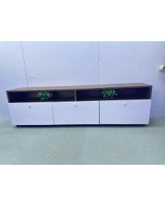 Modern Formica TV Stand with Storage Doors – Elegant Media Console by Maimo Furniture-MAM20260318