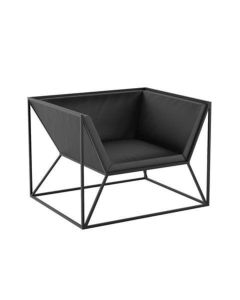 Modern Metal Frame Lounge Chair – Minimalist Accent Chair by Maimo Furniture-MAM202618232