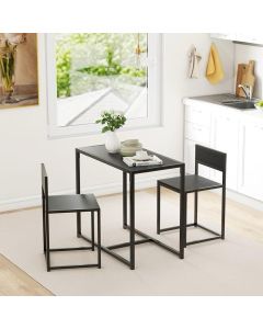 Compact Formica Dining Set with 2 Chairs – Modern Space-Saving Table by Maimo Furniture-MAM20262212