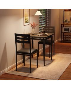 Compact 2-Seater Dining Set with Formica Table & Chairs – Modern Space-Saving Furniture by Maimo Furniture-MAM20262210
