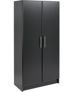 Modern Black Two Door Wardrobe – Maimo Furniture-MAM2026042412