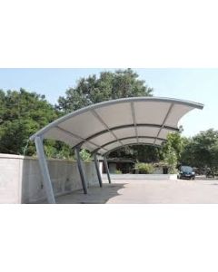 Curved Steel Car Parking Shade Canopy by Maimo Furniture - MAM2026280553