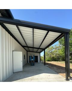 Heavy-Duty Lean-To Steel Canopy by Maimo Furniture - MAM2026110617