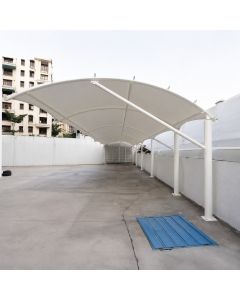 Heavy-Duty Curved Car Parking Shade by Maimo Furniture - MAM2026280554