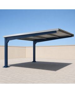 Heavy-Duty Steel Carport with Metal Roof by Maimo Furniture - MAM2026110611