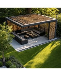 Modern Outdoor Pergola Lounge Shelter by Maimo Furniture - MAM202611068