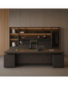 Modern office desk with storage for boardrooms MAM21082025003