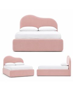 Luna Wave Kids Bed | Modern Upholstered Children's Bed in Cameroon MAM07072026008