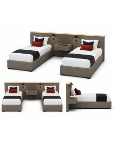 Modern Twin Bed Bedroom Set by Maimo Furniture MAM21082026001011