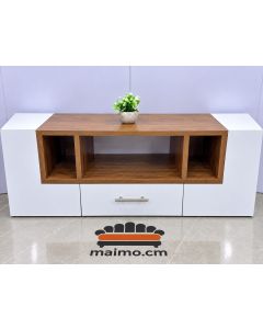 TS - White  Chocolate Formica TV Stand Made With Wood  Formica - MAM20222412002