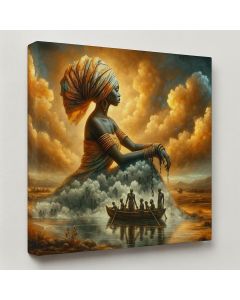 African Goddess Freedom Art – Symbolic Heritage by Maimo Furniture- MAM091020255