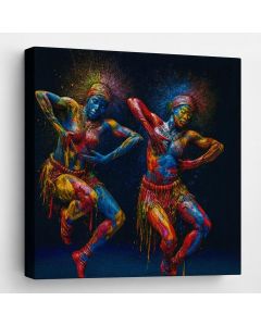 African Dance Expression Art – Vibrant Motion by Maimo Furniture- MAM0910202512